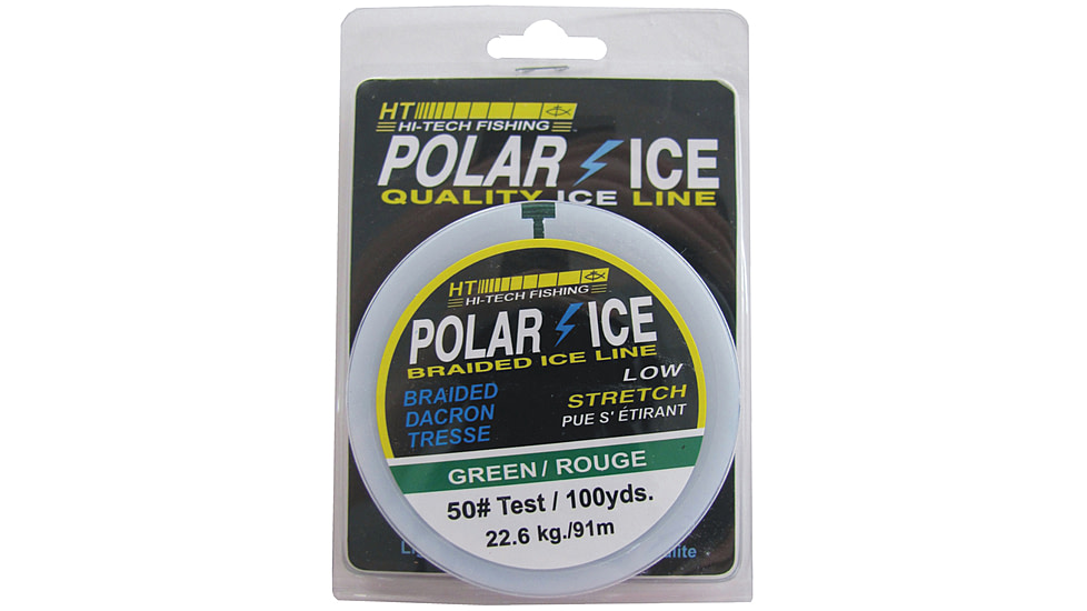 HT Enterprises Polar Ice Braided Line Number 40 100 Yard Green, ILG-1040