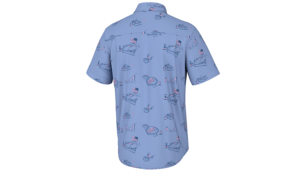 HUK Performance Fishing Americookin Kona - Mens, Quiet Harbor, S, H1500198-445-S