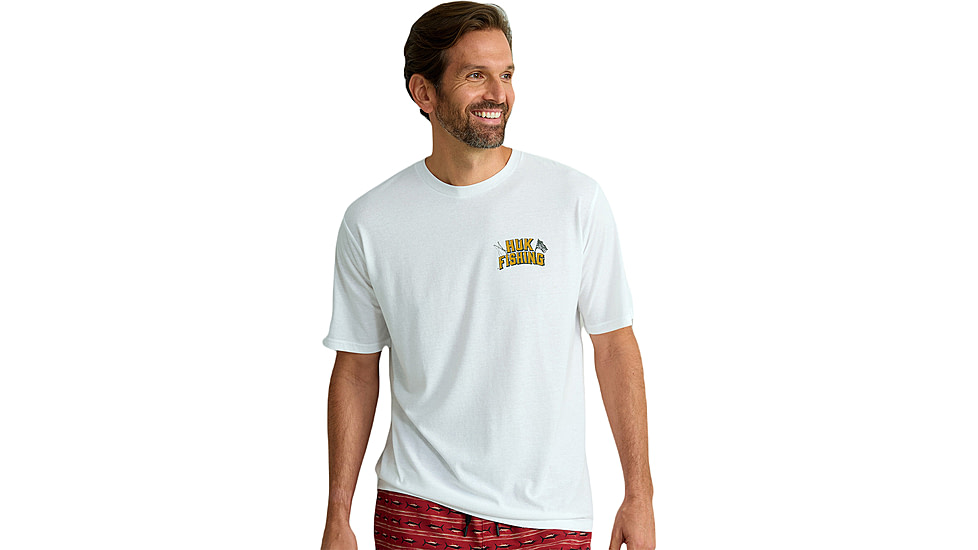 HUK Performance Fishing Gone Fishin Tee - Mens, White, Extra Large, H1000520-100-XL