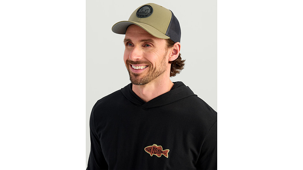 HUK Performance Fishing Huk Bass Apparel Hoodie Tee - Mens, Black, Medium, H1000580-001-M