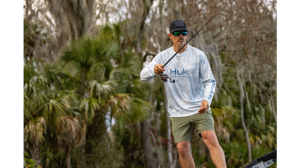 HUK Performance Fishing And Bars Trucker Hat - Mens