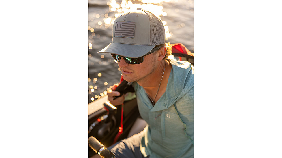 HUK Performance Fishing And Bars Trucker Hat - Mens