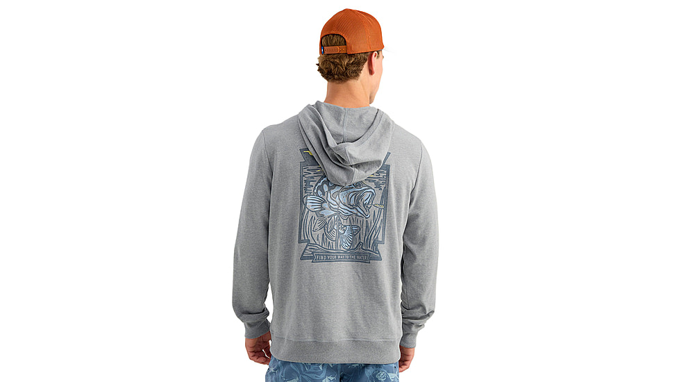 HUK Performance Fishing Edisto Bass Batch Terry Hoodie - Mens