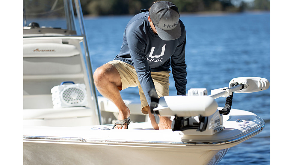 HUK Performance Fishing Icon Long Sleeve Hoodie - Mens