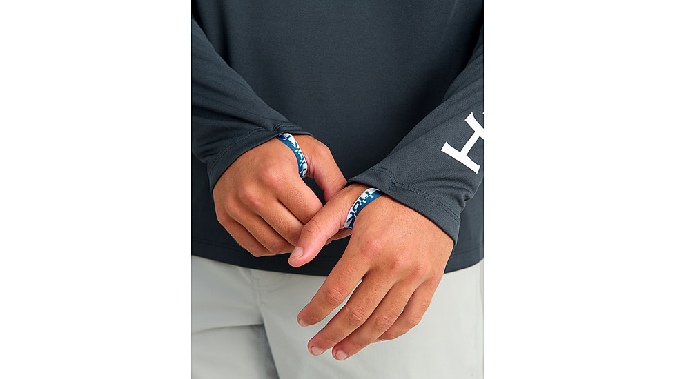 HUK Performance Fishing Icon Long Sleeve Hoodie - Mens