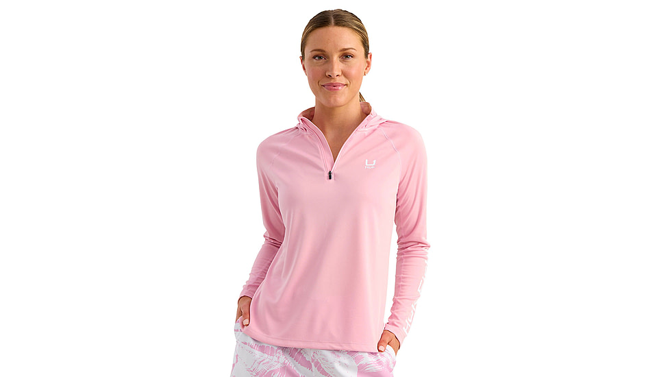 HUK Performance Fishing Icon Long Sleeve Hoodie - Womens