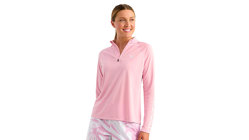 HUK Performance Fishing Icon Long Sleeve Hoodie - Womens