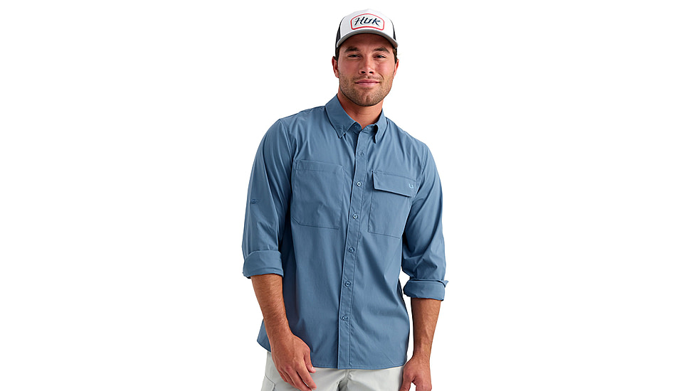HUK Performance Fishing Icon Long Sleeve Shirt - Mens