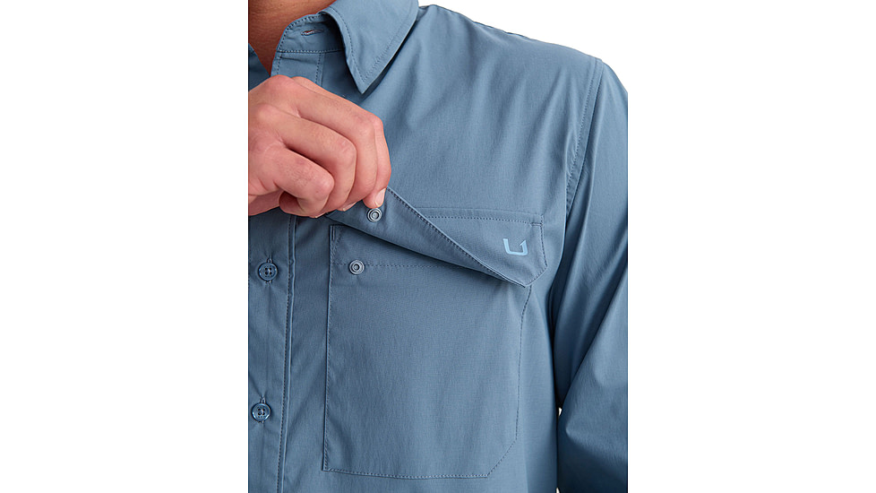 HUK Performance Fishing Icon Long Sleeve Shirt - Mens