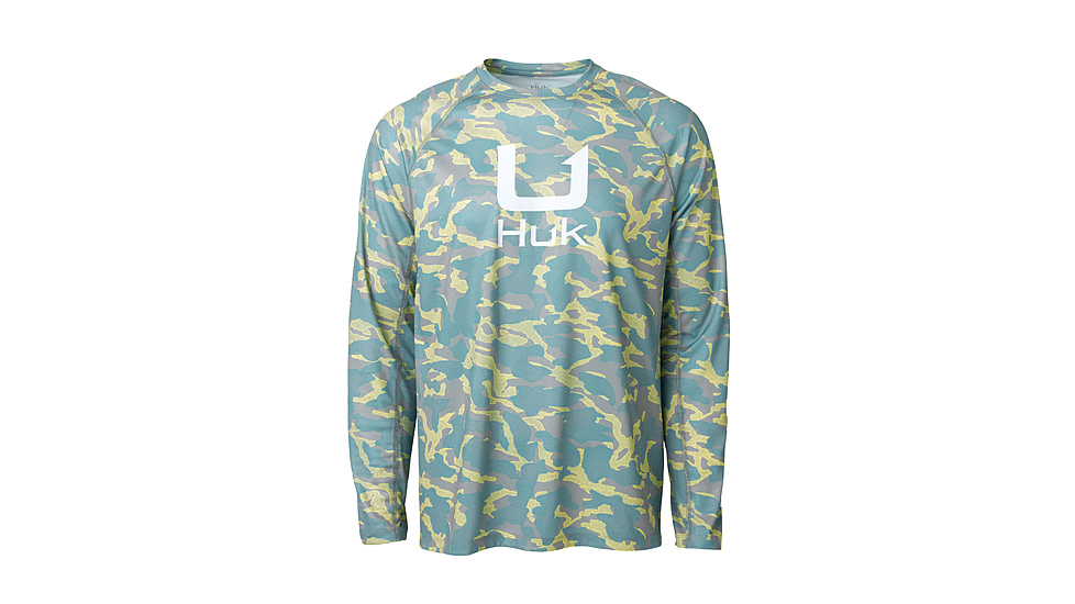 HUK Performance Fishing Icon Printed Crew - Mens