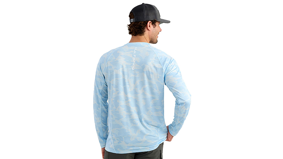 HUK Performance Fishing Icon Printed Crew - Mens