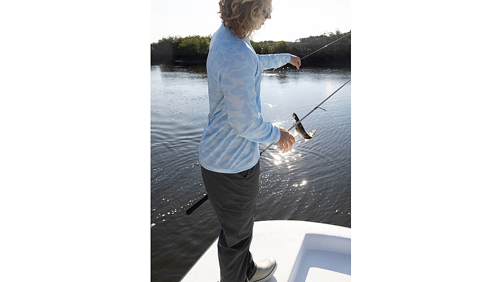 HUK Performance Fishing Icon Printed Crew - Mens
