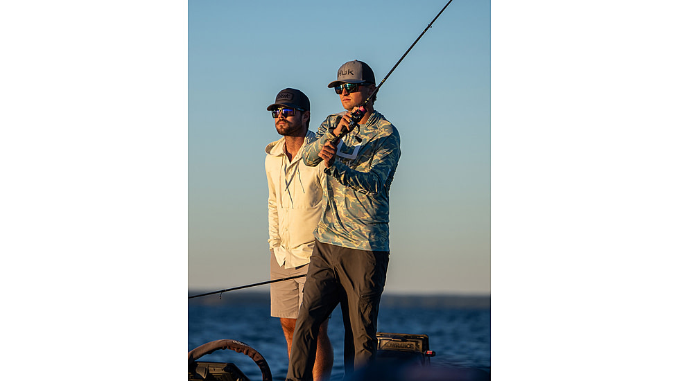 HUK Performance Fishing Icon Printed Long Sleeve Hoodie - Mens