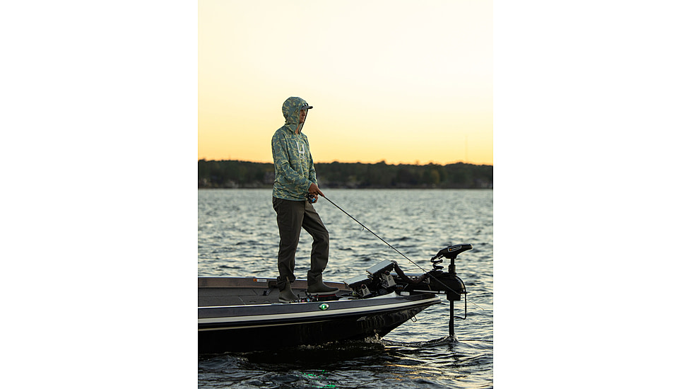 HUK Performance Fishing Icon Printed Long Sleeve Hoodie - Mens