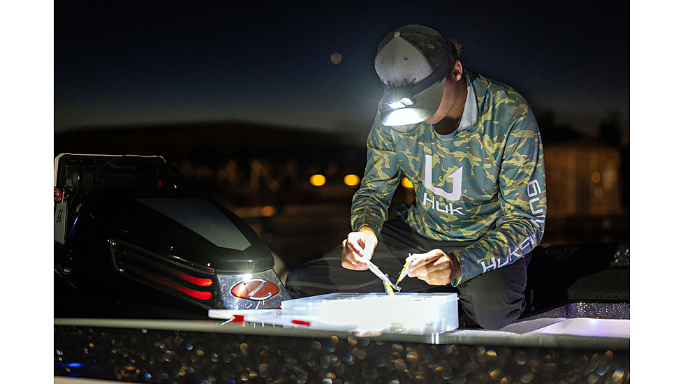 HUK Performance Fishing Icon Printed Long Sleeve Hoodie - Mens