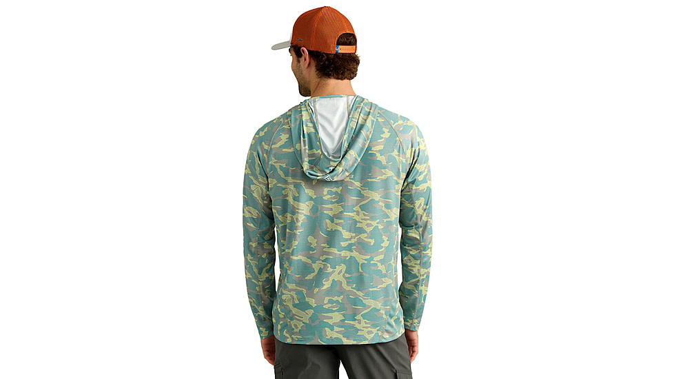 HUK Performance Fishing Icon Printed Long Sleeve Hoodie - Mens
