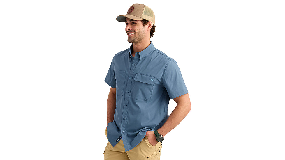 HUK Performance Fishing Icon Short Sleeve Shirt - Mens