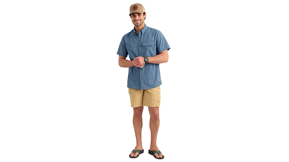 HUK Performance Fishing Icon Short Sleeve Shirt - Mens