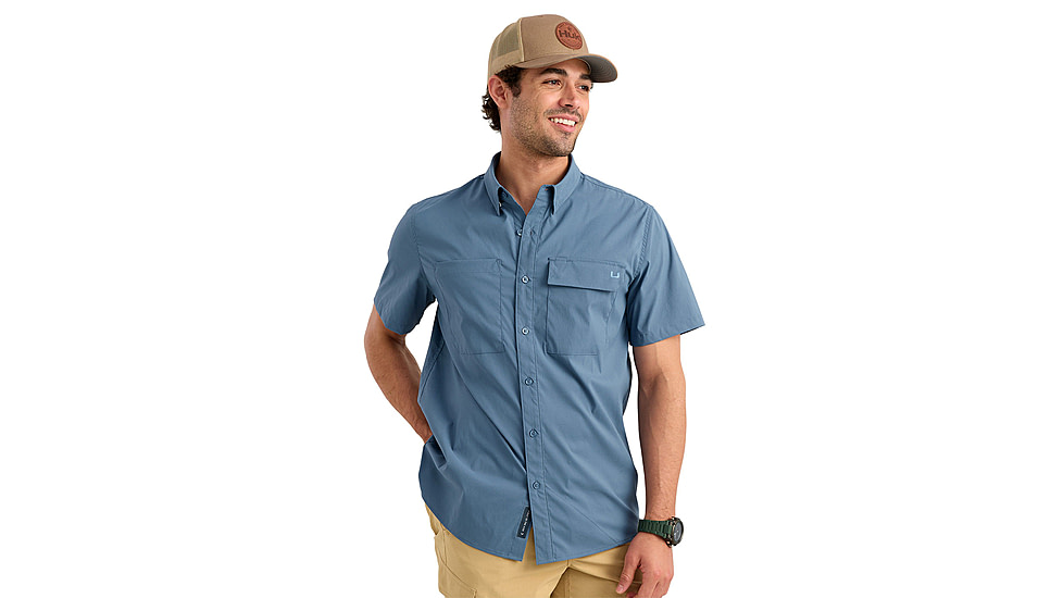HUK Performance Fishing Icon Short Sleeve Shirt - Mens
