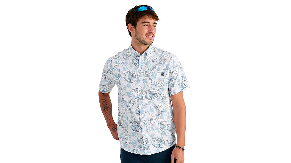 HUK Performance Fishing Kona Kc Printed Shirt - Mens