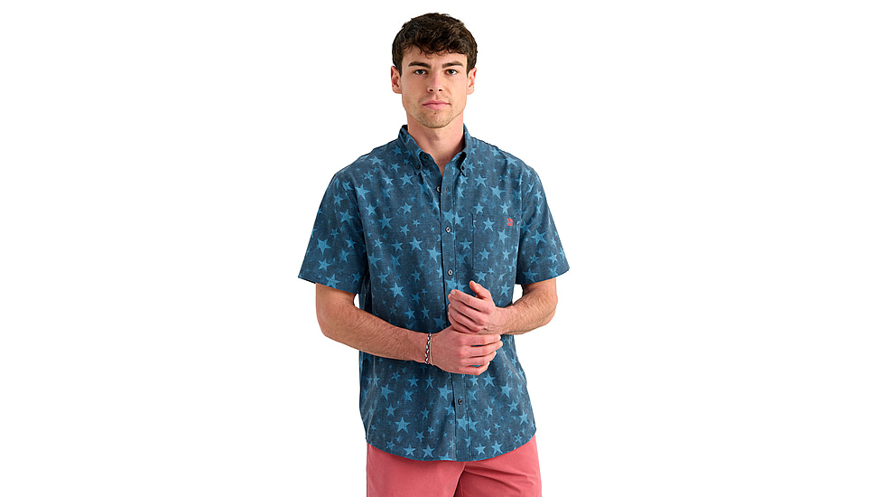 HUK Performance Fishing Kona Kc Printed Shirt - Mens