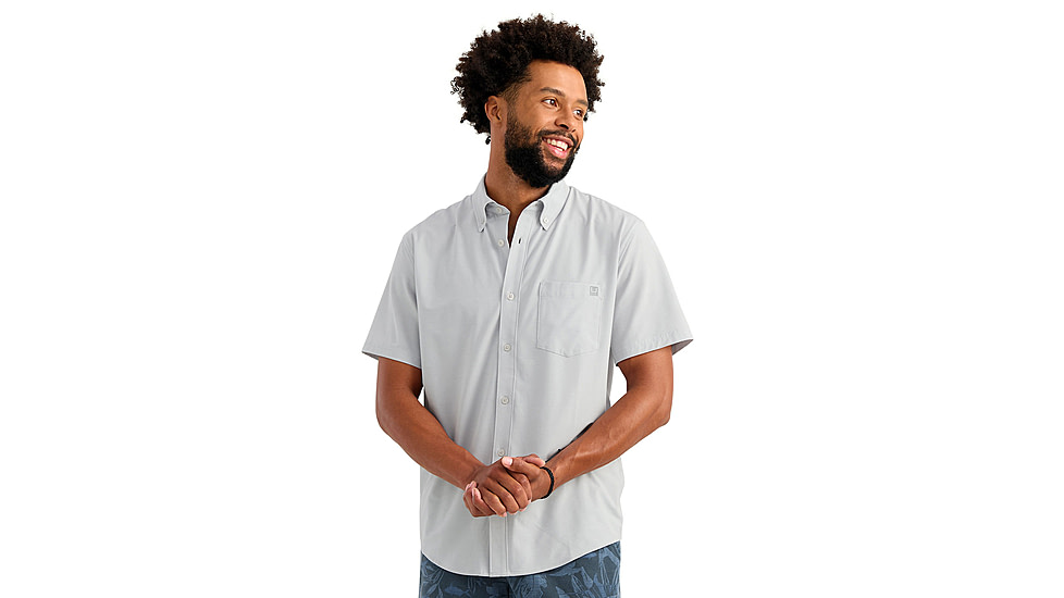 HUK Performance Fishing Kona Solid Short Sleeve - Mens