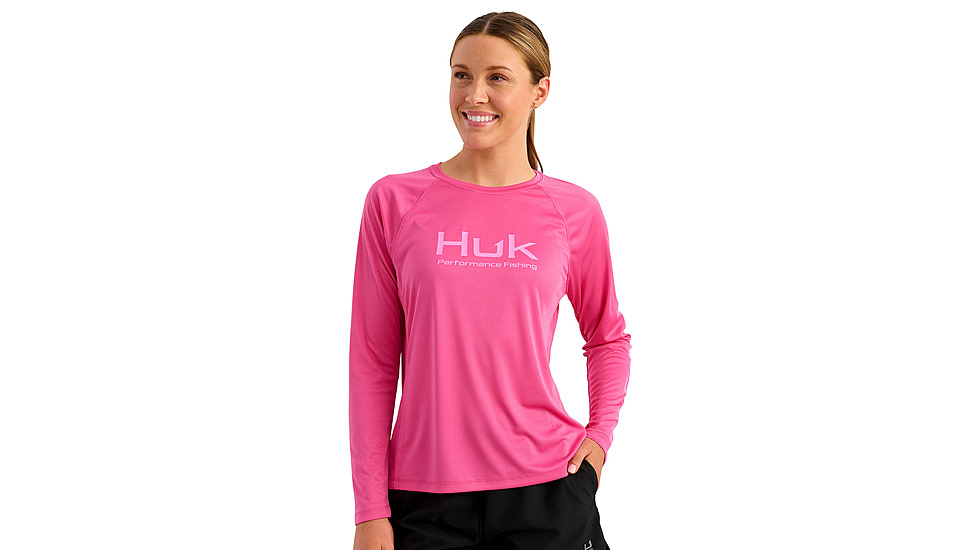 HUK Performance Fishing Pursuit Crew Solid - Womens