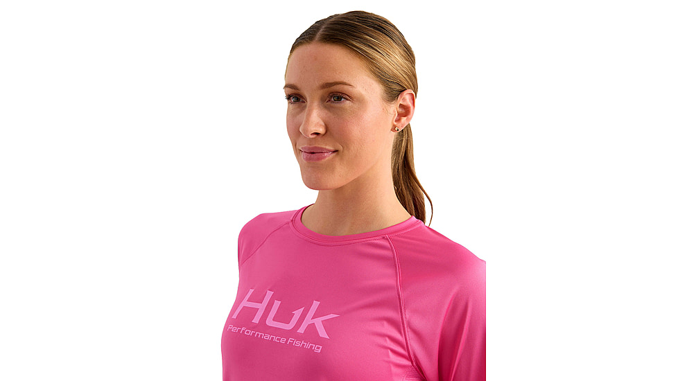 HUK Performance Fishing Pursuit Crew Solid - Womens