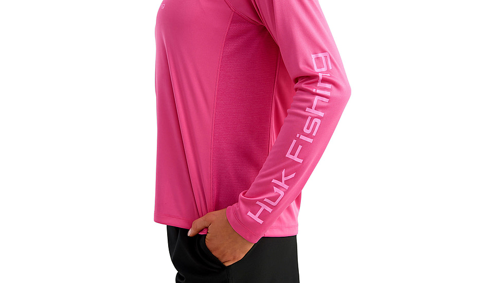 HUK Performance Fishing Pursuit Crew Solid - Womens