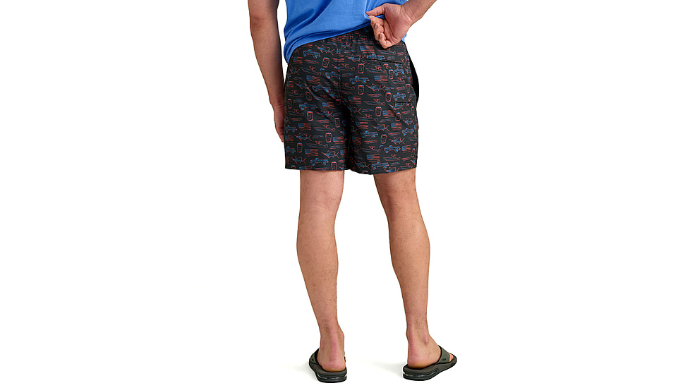 HUK Performance Fishing Pursuit Kc Printed Volley Short - Mens