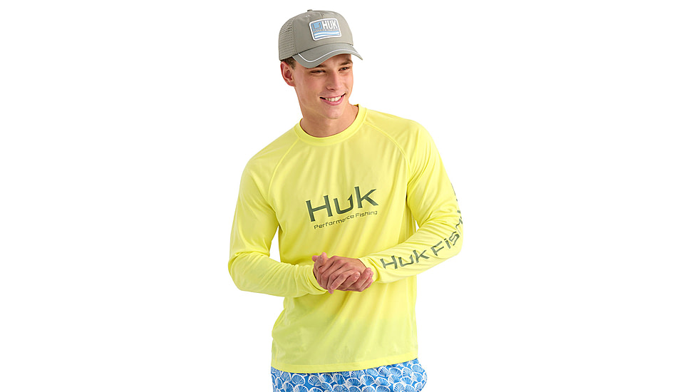 HUK Performance Fishing Pursuit Long Sleeve Crew - Mens