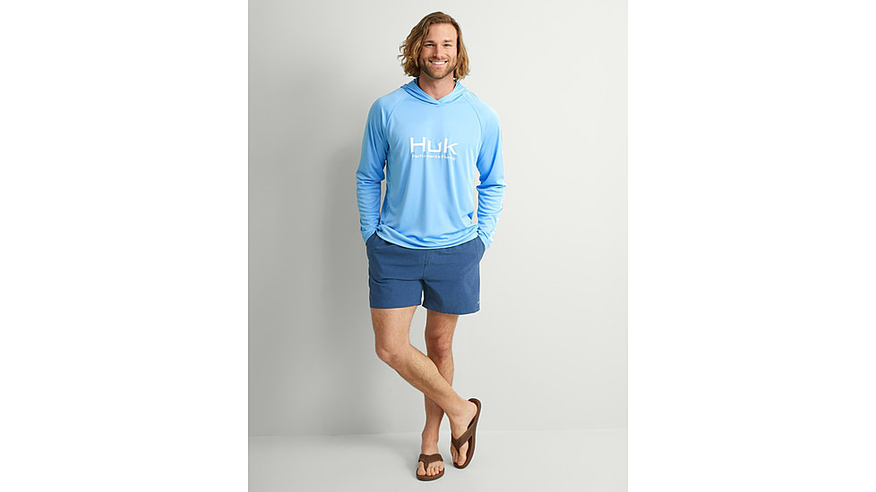 HUK Performance Fishing Vented Pursuit Long Sleeve Hoodie - Mens