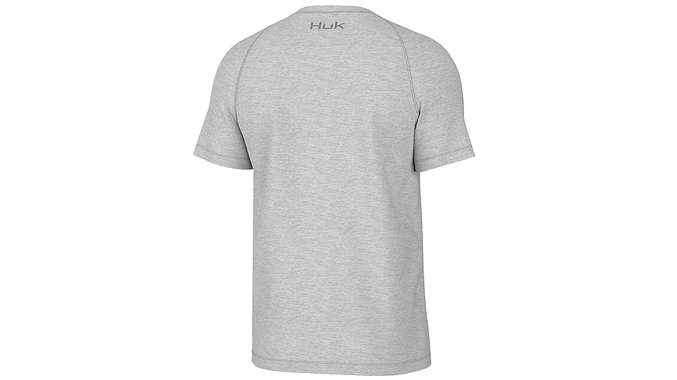 HUK Performance Fishing Performance Tee SS Cationic Heather - Mens, Harbormist Hthr, L, H1200618-054-L