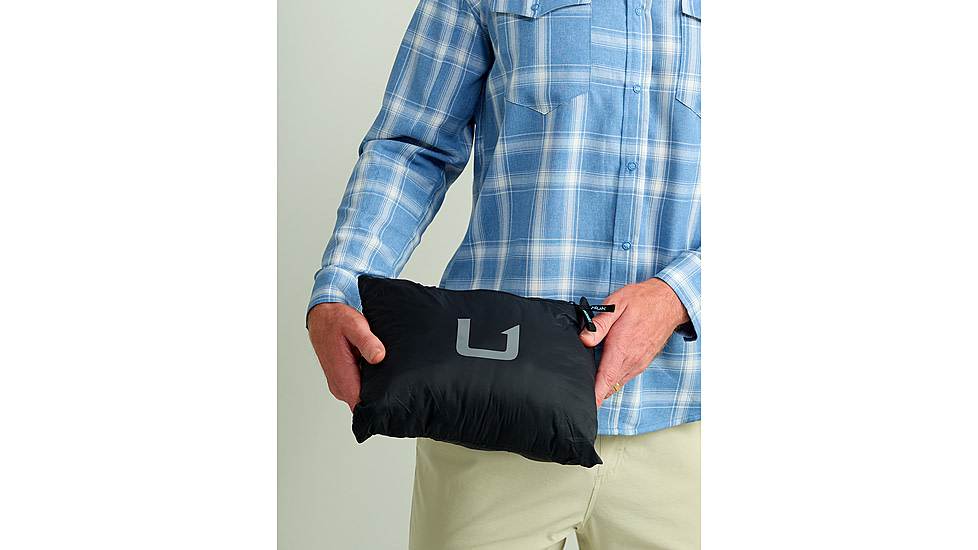 HUK Performance Fishing Scale Hooded Jacket - Mens, Black, Medium, H4000151-001-M