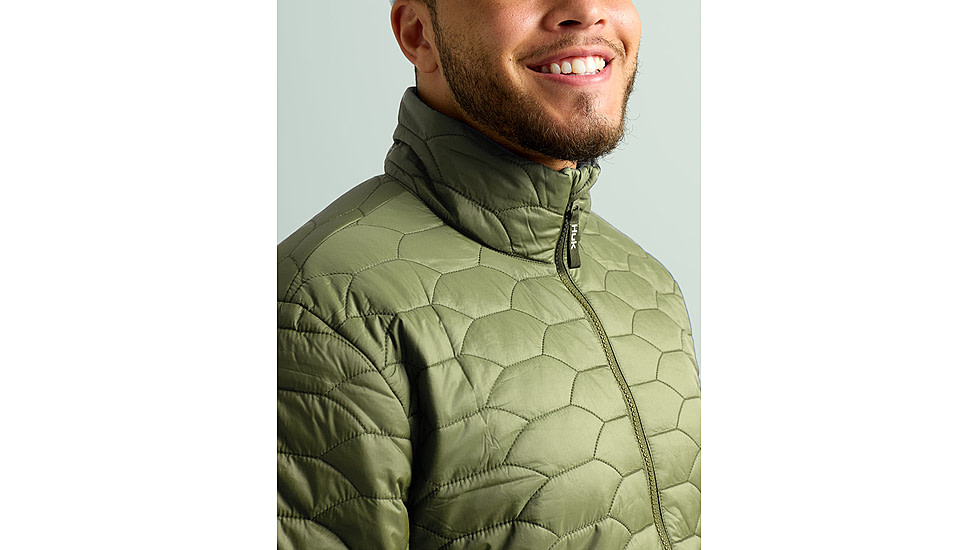 HUK Performance Fishing Scale Jacket - Mens, Moss, Large, H4000156-316-L