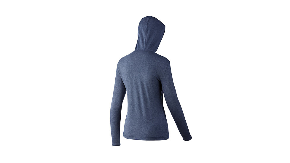 HUK Performance Fishing Waypoint Hoodie - Womens, Sargasso Sea, Extra Large, H6120108-409-XL