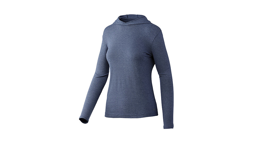 HUK Performance Fishing Waypoint Hoodie - Womens, Sargasso Sea, Extra Large, H6120108-409-XL