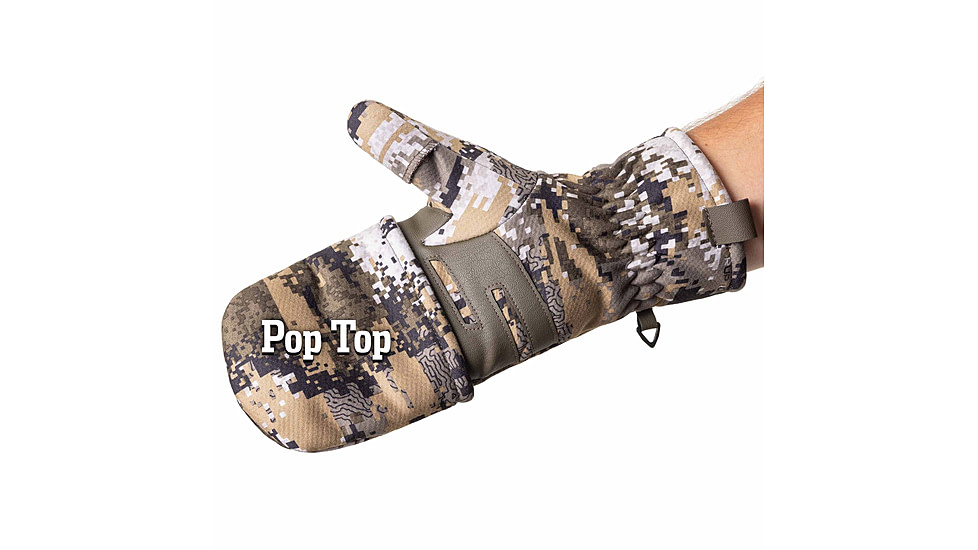 Huntworth Barrow Heat Boost Windproof Softshell Hunting Glove - Mens, Disruption, Large, E-1436-DC-L