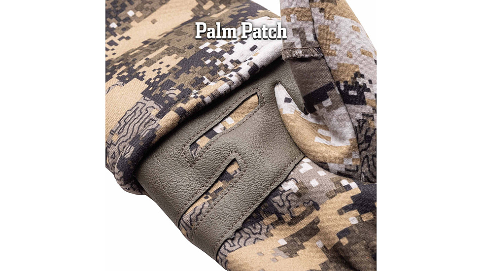 Huntworth Barrow Heat Boost Windproof Softshell Hunting Glove - Mens, Disruption, Large, E-1436-DC-L