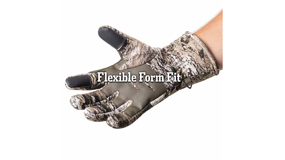 Huntworth Barrow Heat Boost Windproof Softshell Hunting Glove - Mens, Tarnen, Extra Large, E-1433-TRN-XL