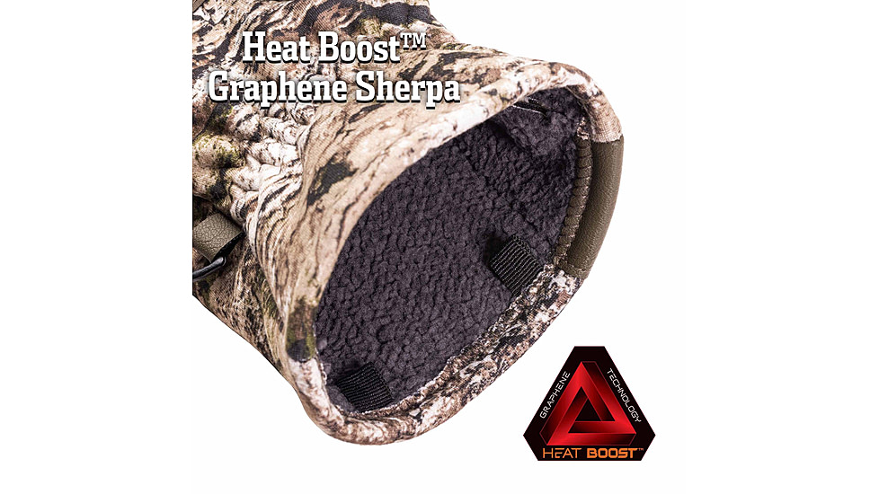 Huntworth Barrow Heat Boost Windproof Softshell Hunting Glove - Mens, Tarnen, Extra Large, E-1433-TRN-XL