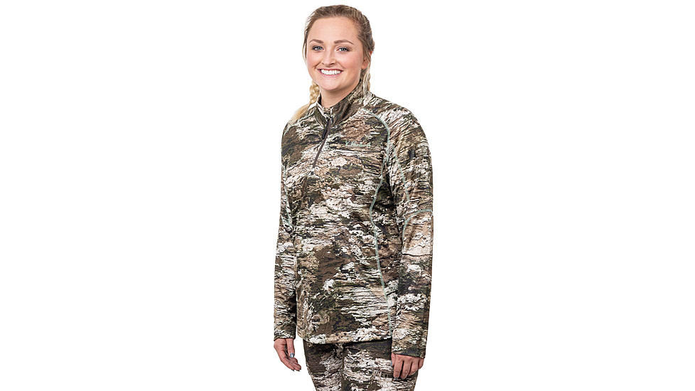 Huntworth Gadsden Light Weight Pique Knit Pullover - Women's, Small, Tarnen, E-9556-W-TRN-S