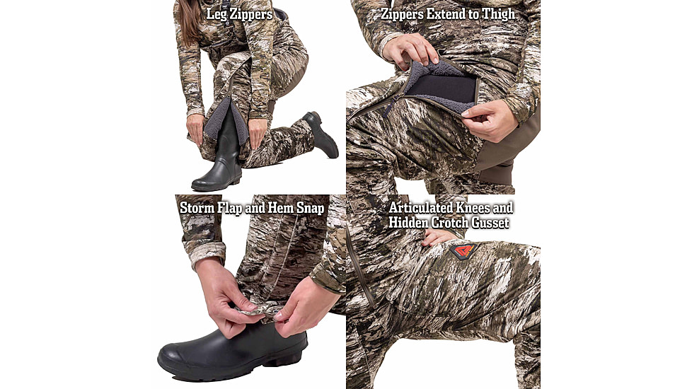 Huntworth Matterhorn Heat Boost Heavyweight/Waterproof Hunting Bib Overalls - Women's, Tarnen, Large, E-9607-W-TRN-L