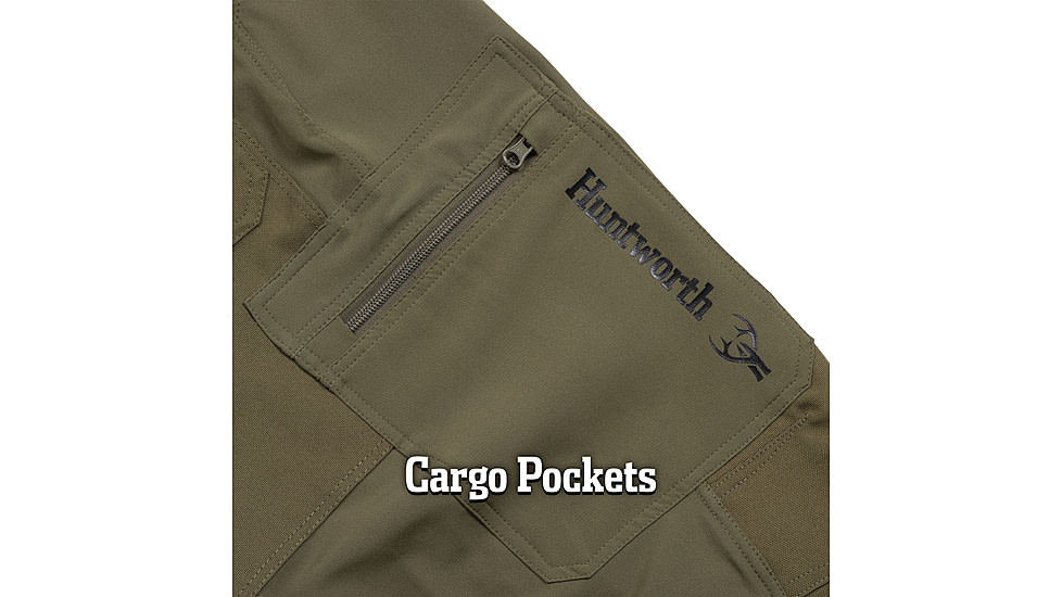 Huntworth Durham Light Weight Stretch Woven Pants - Men's, Olive Green, Medium, E-9177-OLV-M