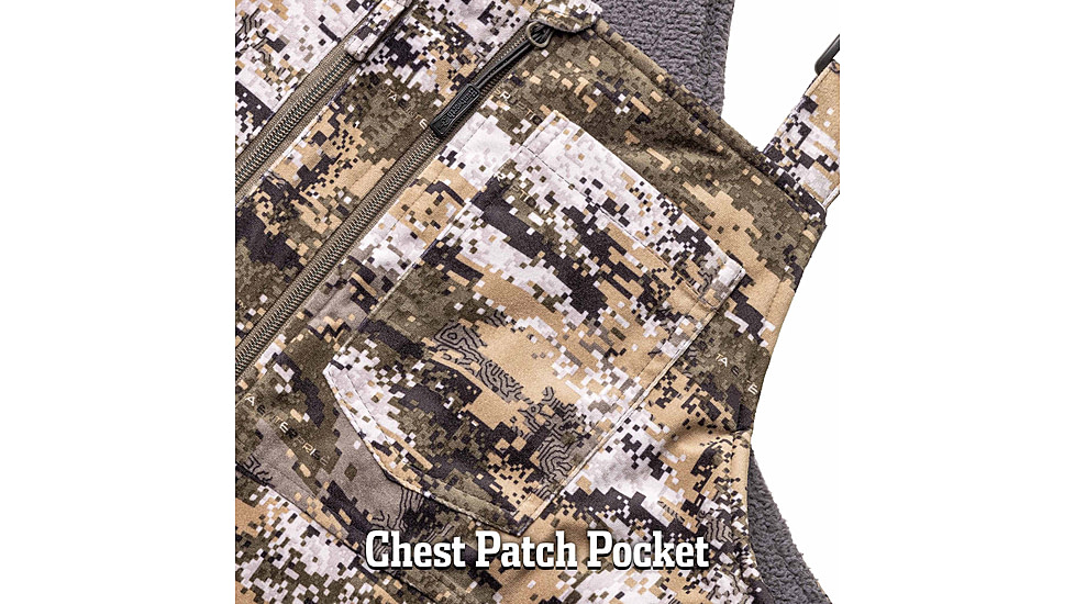 Huntworth Matterhorn Heat Boost Heavyweight Waterproof Lined Hunting Bib Overalls - Mens, Disruption, Extra Large, E-9541-DC-XL