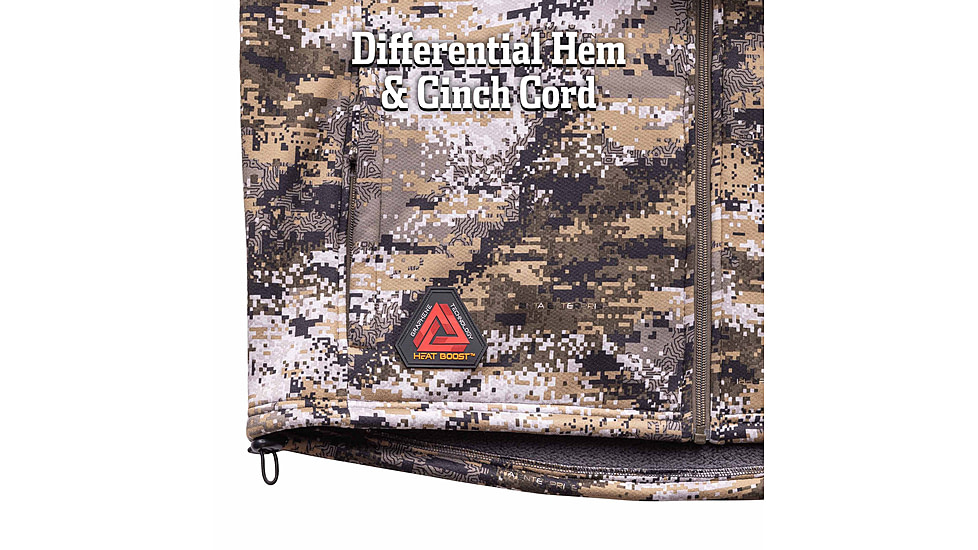 Huntworth Saskatoon Heat Boost Heavyweight Windproof Softshell Vest - Mens, Disruption, Medium, E-9544-DC-M