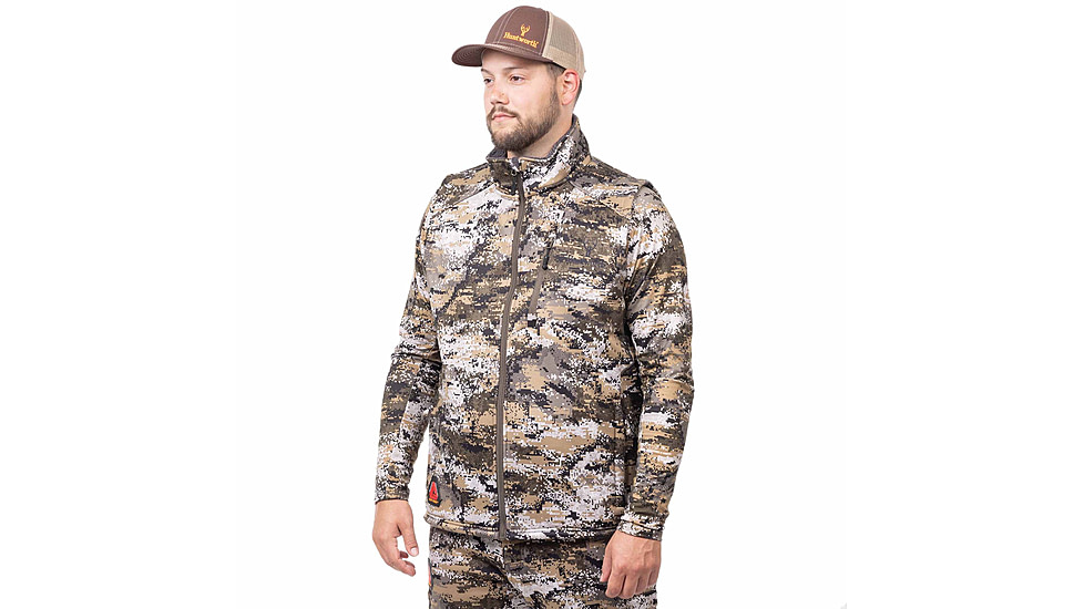 Huntworth Saskatoon Heat Boost Heavyweight Windproof Softshell Vest - Mens, Disruption, Medium, E-9544-DC-M
