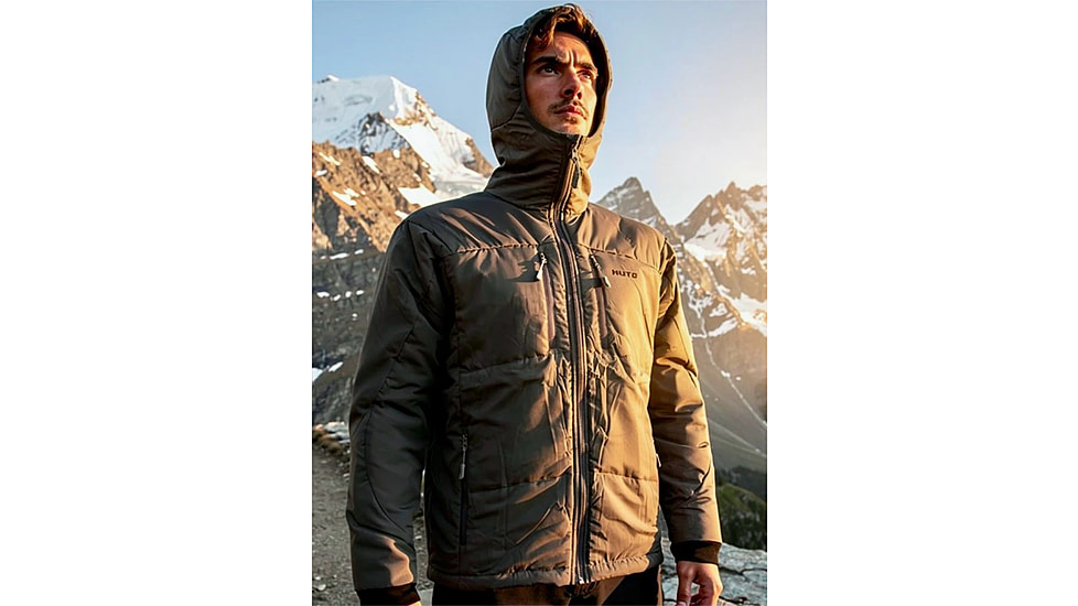 Huto Lifestyle 3M Insulated Everyday Jacket, Grey, Large, 3M-INSLTD-JACKET-L