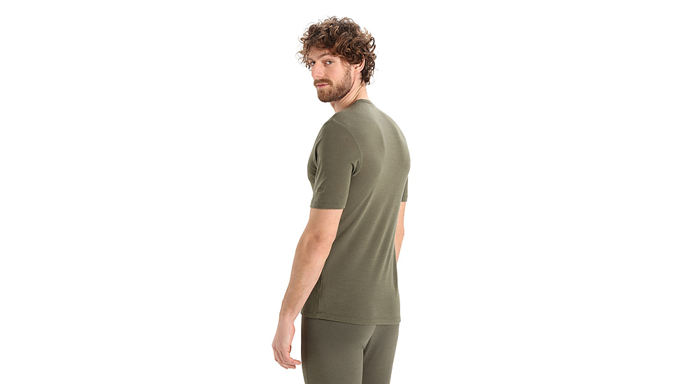 Icebreaker 175 Everyday Short Sleeve Crewe Thermal Top - Mens, Loden, Medium, IB104482069M