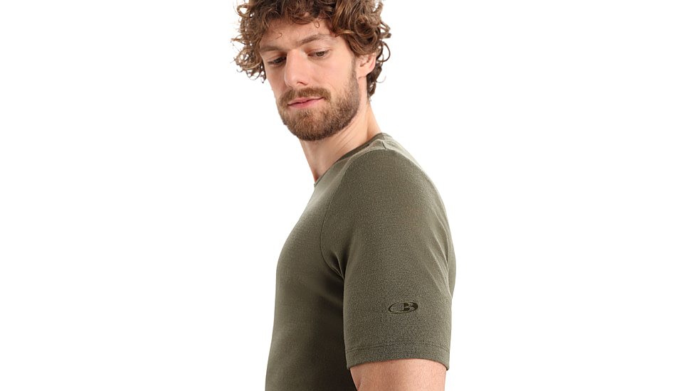 Icebreaker 175 Everyday Short Sleeve Crewe Thermal Top - Mens, Loden, Medium, IB104482069M
